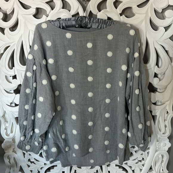 Zara Polka Dot Blouse - Picture 1 of 5